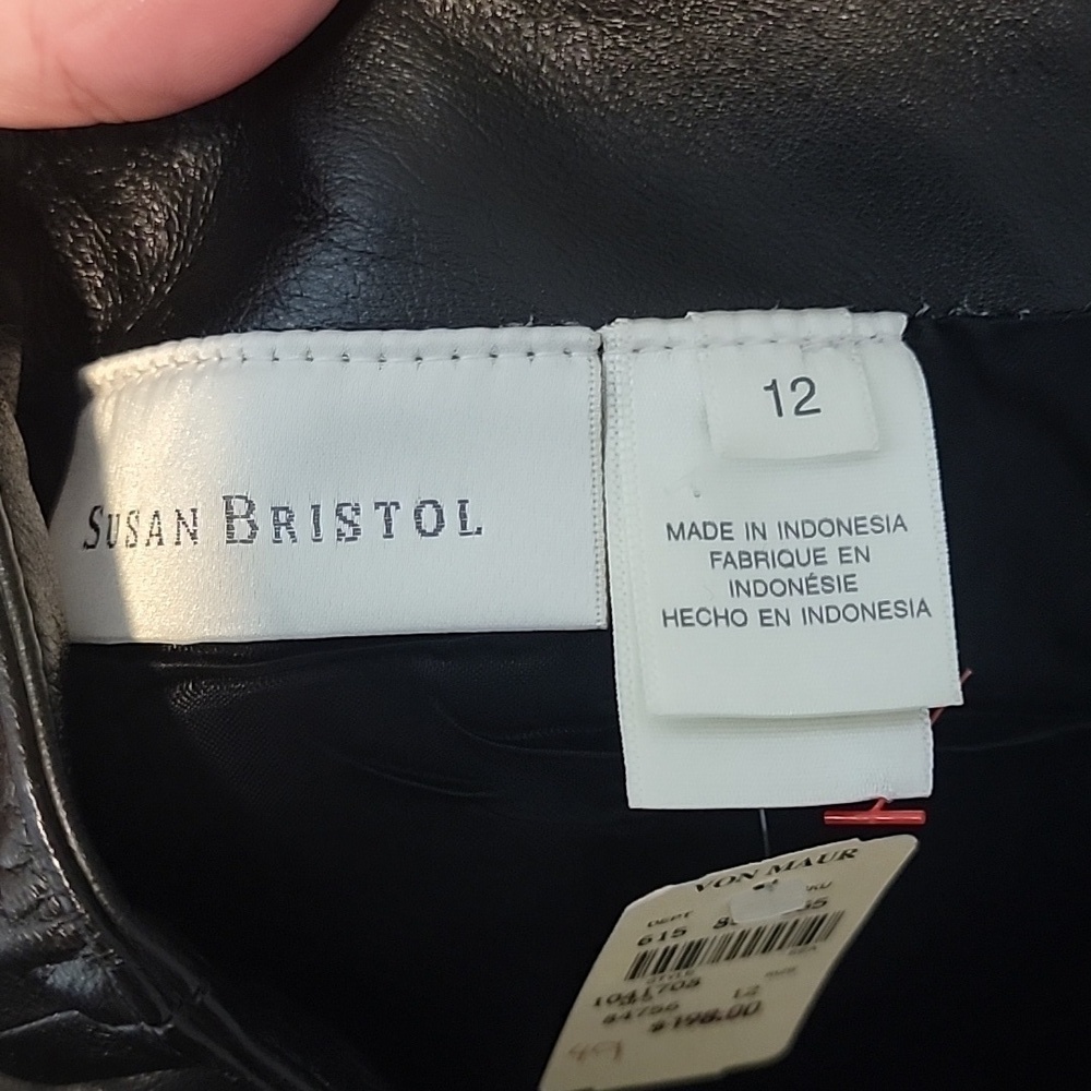 Susan Bristol leather pencil skirt - Picture 4 of 6